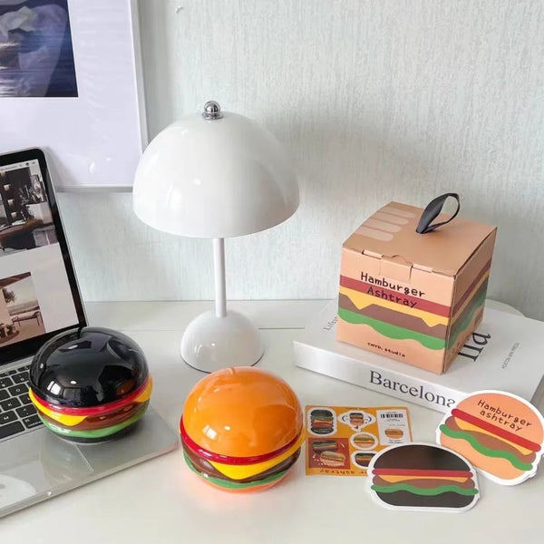 CMYD Burger Ceramic Ashtray