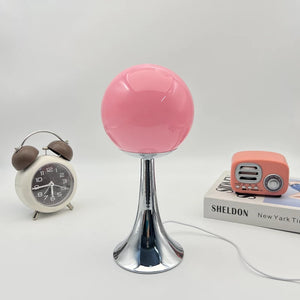 Colored Glass Ball Retro Table Lamp
