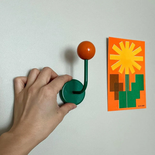 Magnetic Metal Retro Ball Wall Hook