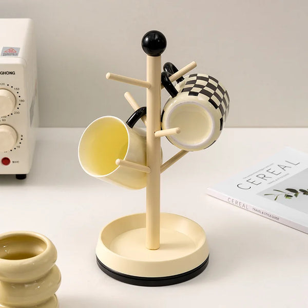 Porte-tasses rotatif rétro Red Ball