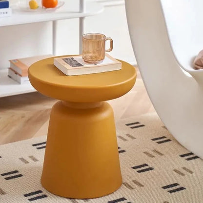 Nordic Round Matte ABS Stool Side Table