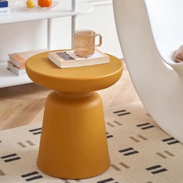 Nordic Round Matte ABS Stool Side Table