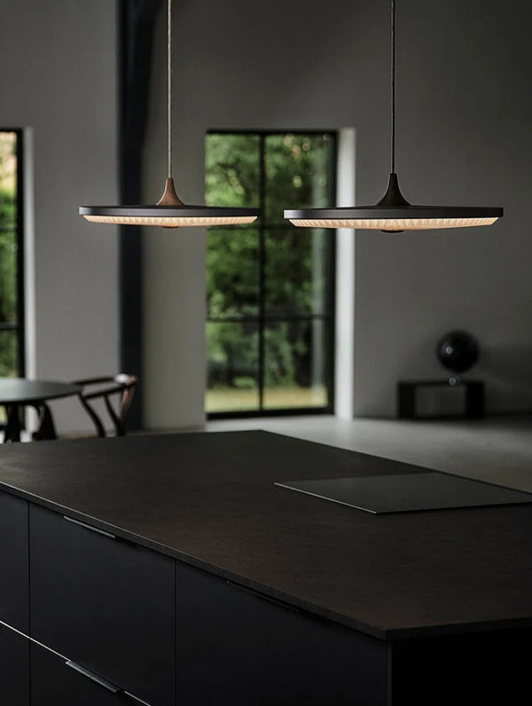 Carl Lighting Nordic Bar Style Fan Ceiling Light