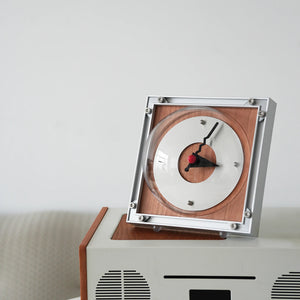 Sutdio Lima Vintage Aluminum Bauhaus Clock