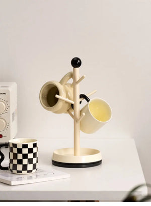 Porte-tasses rotatif rétro Red Ball