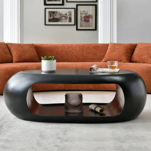 Oval Fiberglass Coffee Table