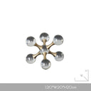 Crystal Hand-Crafted Ball Geometric Sculpture