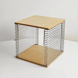 Yū Tokyo Antique Modular Metal & Solid Wood Cube Storage