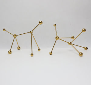 Nordic Modern Geometry Molecule Metal Home Decor Ornament