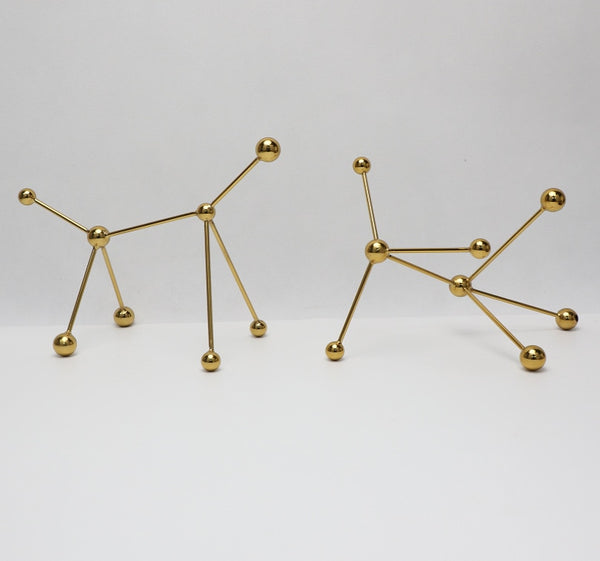 Nordic Modern Geometry Molecule Metal Home Decor Ornament