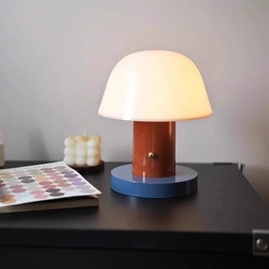 Haus Theory Cordless Mushroom Table Lamp
