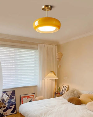 Lampe de plafond suspendue en verre nordique