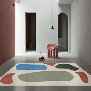 Tapis d'art abstrait moderne