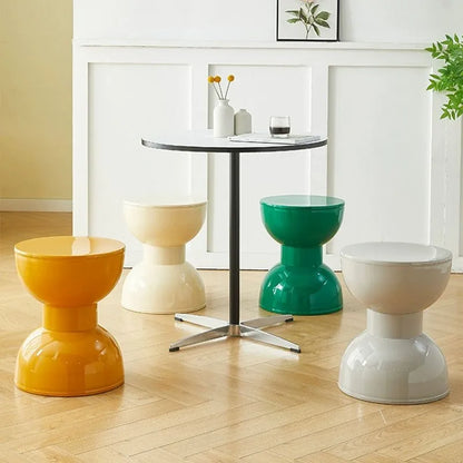Nordic Hourglass Shape Stool Side Table