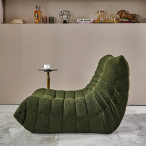 Teddy Velvet Foam Two-Seater Sofa