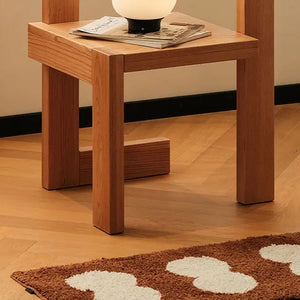 Vintage Solid Oak Wood S Chair