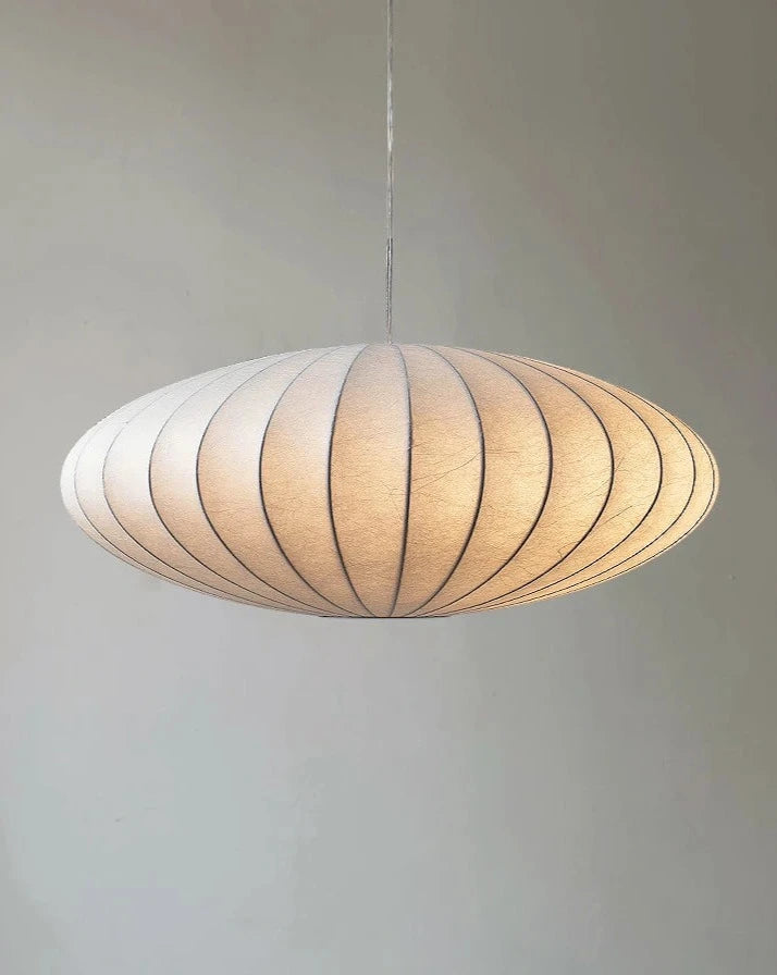 Silk Japanese Wabi-sabi Style Chandelier Ceiling Lamp