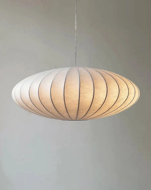 Lustre en soie de style japonais Wabi-sabi