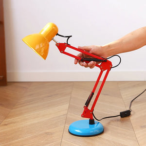 Lampe de table rétro industrielle de style Memphis