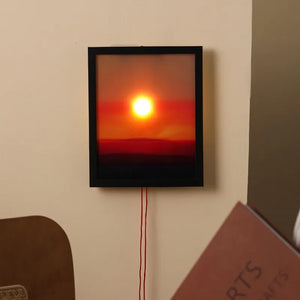 Rising and Falling Sun Wall Lamp