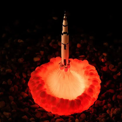 Launching Rocket Portable Lamp