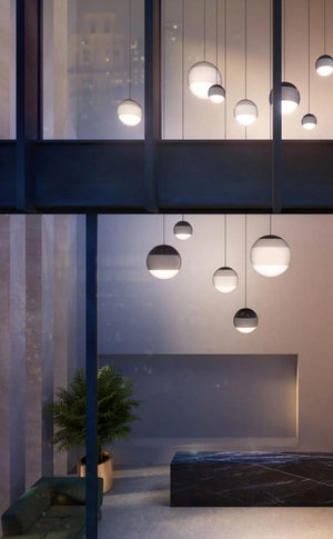 Nordic Candy Glass Ball Dipping Pendant Ceiling Lamp