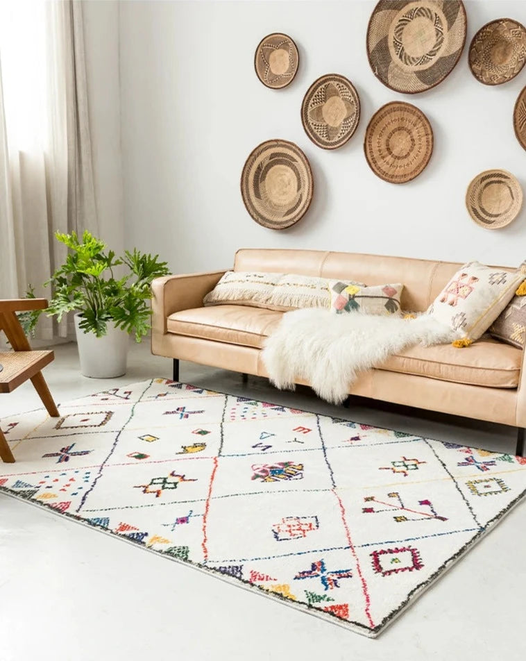 Morocco Style Abstract Art Carpet Area Rug