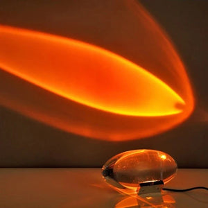 Mini lampe de table en cristal Sunset Sky