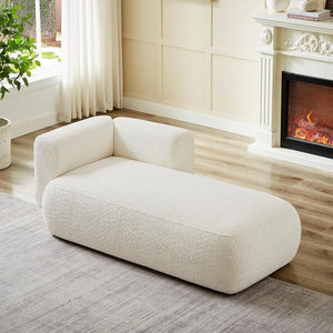 Cream Lounge Chaise Sofa