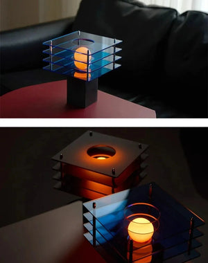 de homê Layered Acrylic Table Lamp