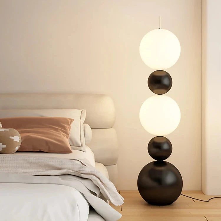 Bauhaus Stacking Ball Black Floor Lamp [Exclusive]