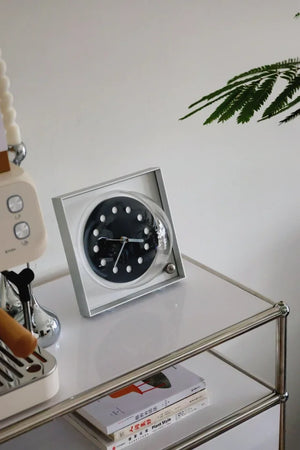 Studio Lima Bauhaus Industrial Retro Square Clock