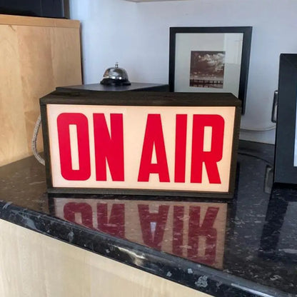 On Air Sign Retro Lightbox Table Lamp