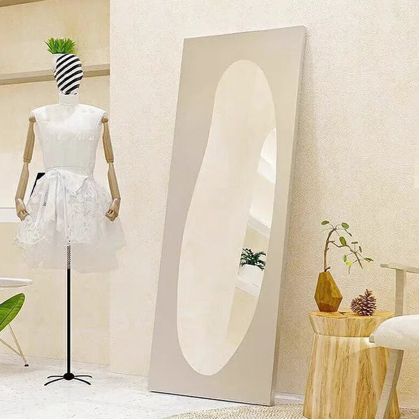 Studio Lima Stainless Steel Floor Wall Mirror