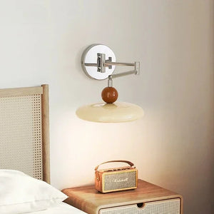 Nordic Retro Ball Top Folding Wall Plug & Fixture Lamp