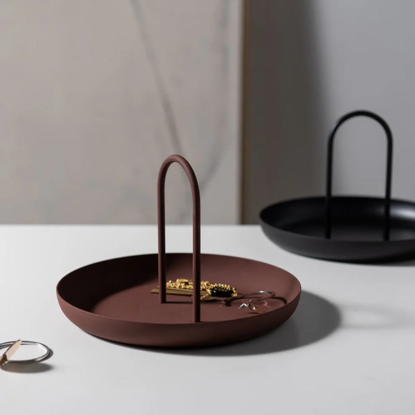 Epeius Home Nordic ABS Handle Round Tray