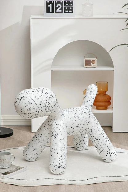 Abstract Dog Design Ottoman Chair