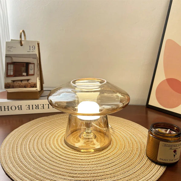 UFO Glass Mini Table Lamp