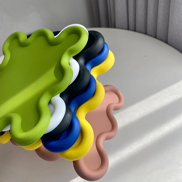 Silikonuntersetzer mit unregelmäßiger Geometrie