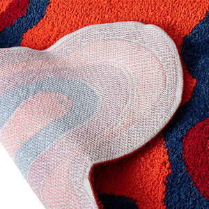 Alfombra retro psicodélica