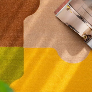 Color Puzzle Design Rug