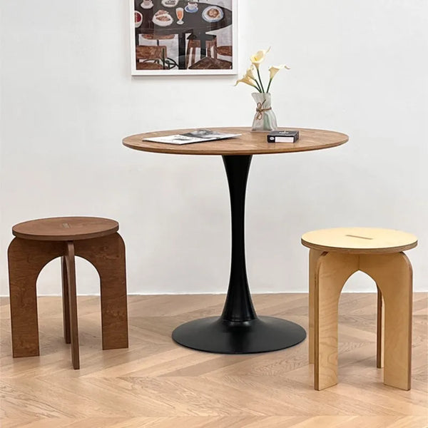 Vintage Cross-Leg Low Stool