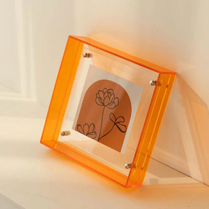 Colored Acrylic Photo Frame