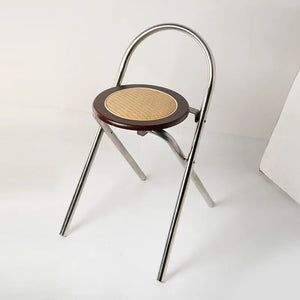 French Rattan Folding Chair