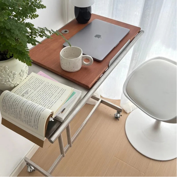 Studio Lima Mid-Century Solid Wood Laptop Table