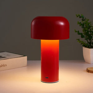 Italian-Style Retro Mushroom Cordless Table Lamp
