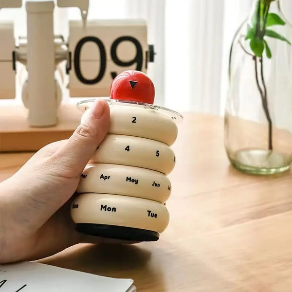Nordic Ball Rotable Donut Calendar with Weather