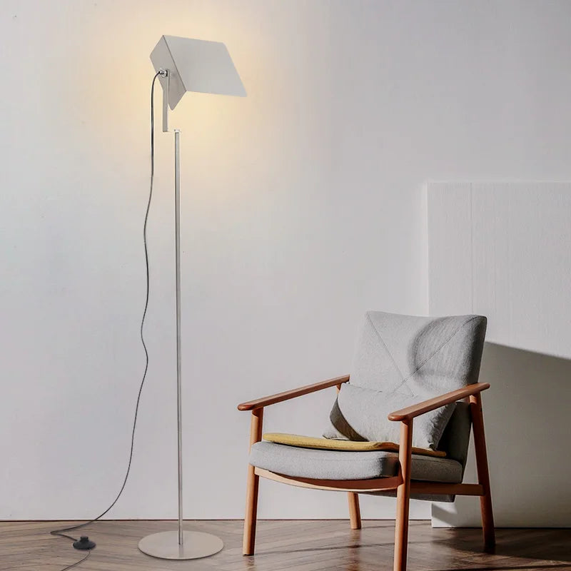 IMC Stainless Steel Panel Luxury Industrial LED Floor Lamp [Exclusive]