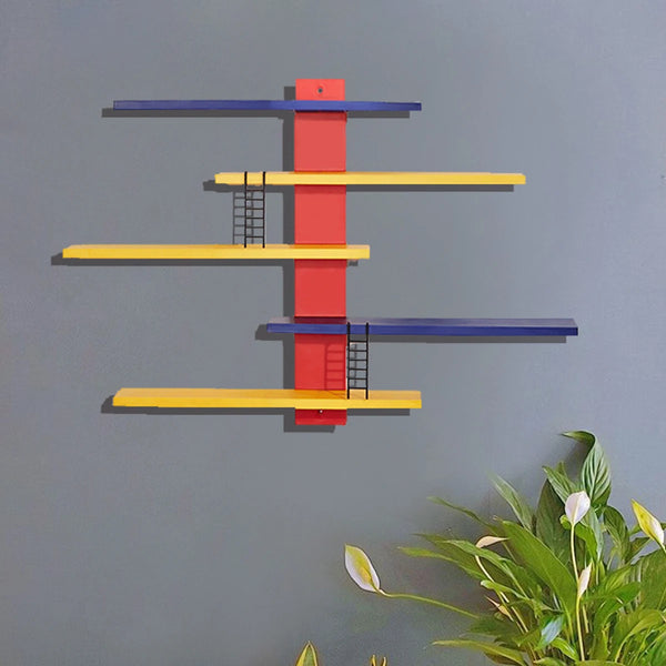 Mensole espositive da parete in stile arcade retrò