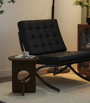 Vintage Cross Leg Mid Century Modern Wooden Side Table